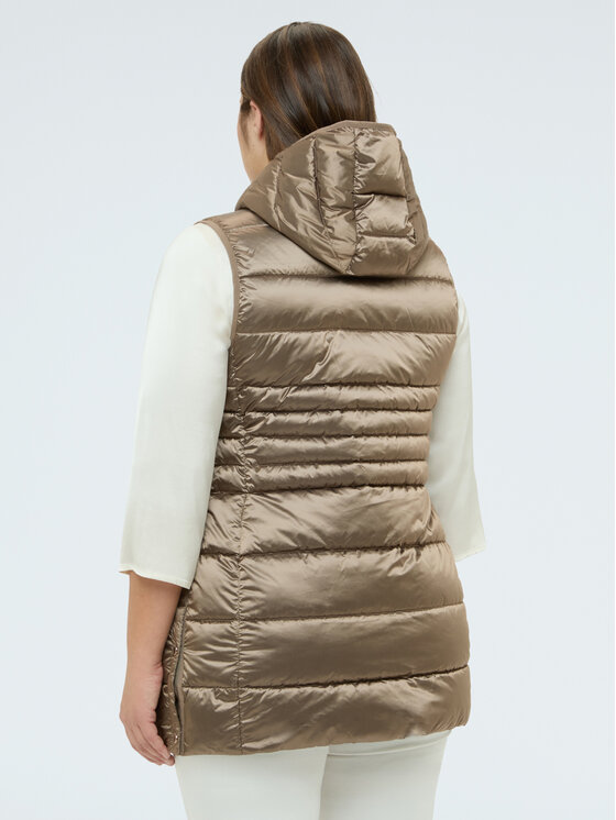 Fiorella Rubino Fiorella Rubino Bezrękawnik F001L000060N022 Brązowy Regular Fit