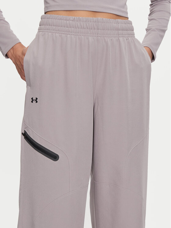 Under Armour Under Armour Hlače Unstoppable 1388857 Siva Wide Leg