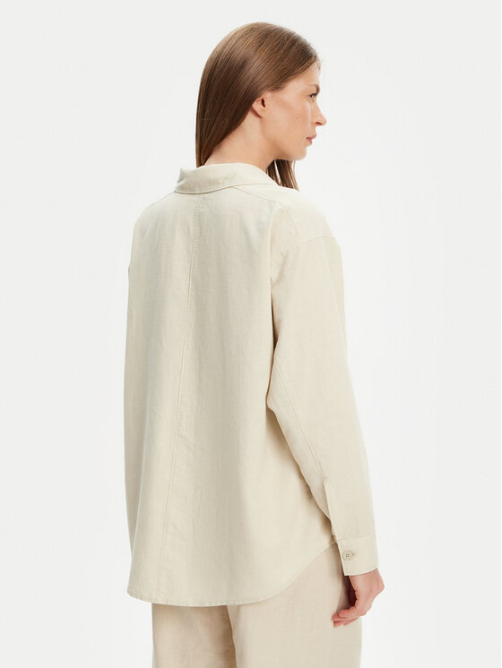 Mustang Mustang Krekls Willow 1016575 Bēšs Relaxed Fit