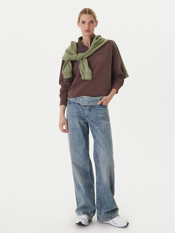 RVCA RVCA Μπλούζα Glory 23B033505 Καφέ Relaxed Fit