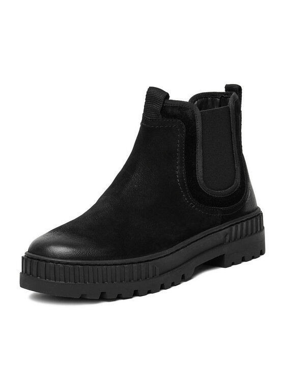 Lasocki Lasocki Μποτάκια με λάστιχο CEO-WI23-N-PUSZAN-01 Μαύρο