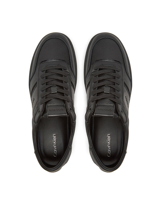 Calvin Klein Calvin Klein Sneakersy Clean Cup Low Lace Tape HM0HM01898 Czarny