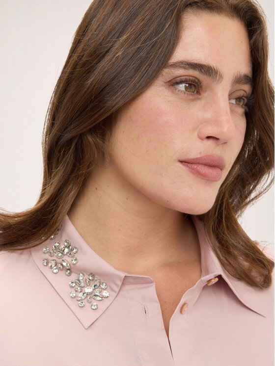 Fiorella Rubino Fiorella Rubino Camicia 5040T001584N006 Rosa Regular Fit