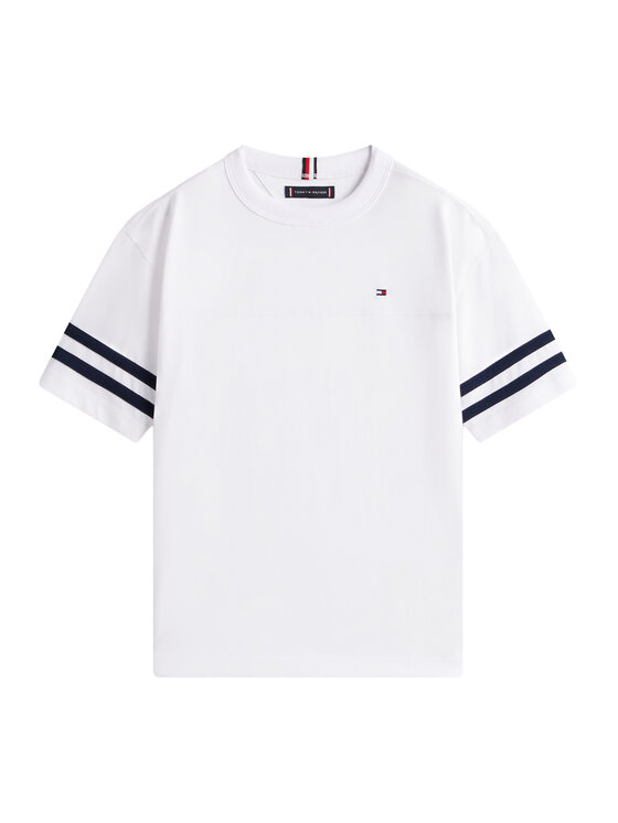 Tommy Hilfiger Tommy Hilfiger Tricou KB0KB10299 Alb Regular Fit