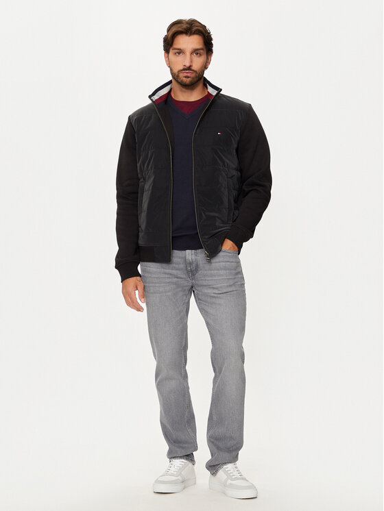 Tommy Hilfiger Tommy Hilfiger Μπλούζα MW0MW35543 Μαύρο Regular Fit