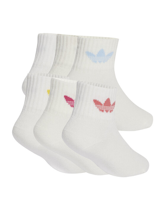 adidas adidas Dlouhé ponožky Kids Sock 6Pp JC8541 Bílá