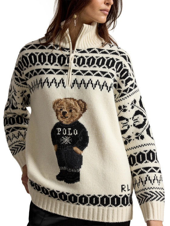 Polo Ralph Lauren Polo Ralph Lauren Светр 211B23908001 Кремовий Oversize