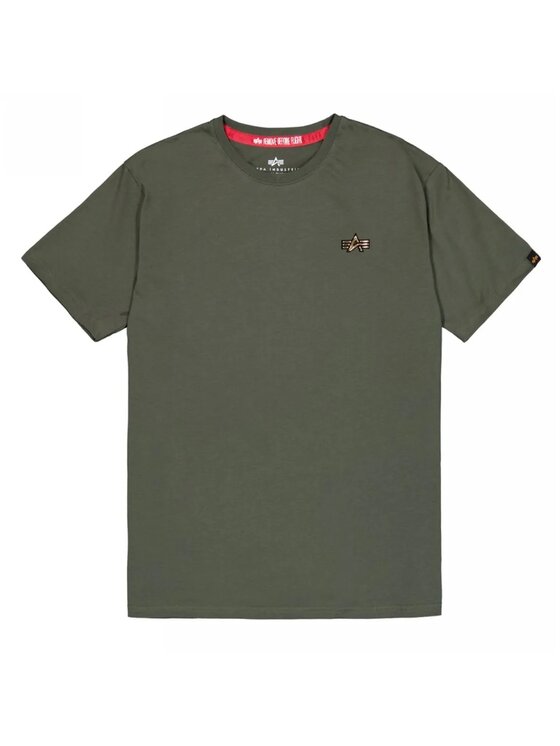 Alpha Industries Alpha Industries T-Shirt AI.148511 Zielony Regular Fit