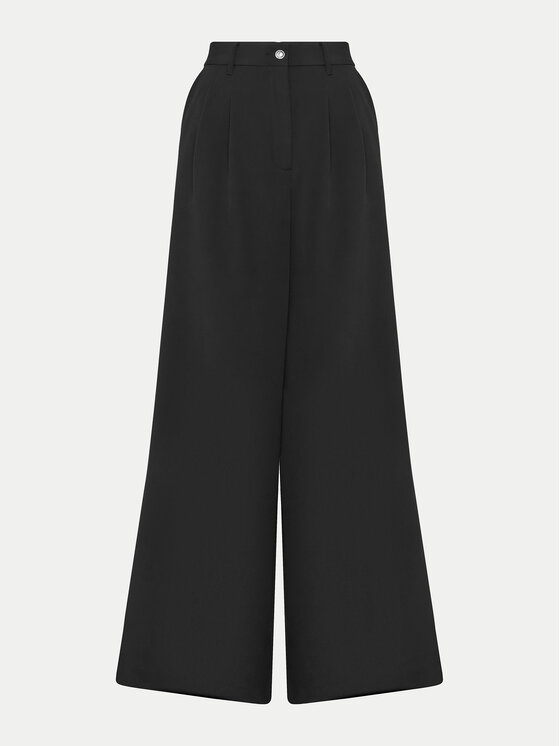 Guess Pantaloni palazzo W5GB02 WH9Y2 Nero Wide Leg, taglia : S
