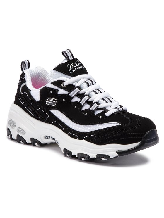 Skechers Skechers Снікерcи D'lites Biggest Fan 11930/BKW Чорний