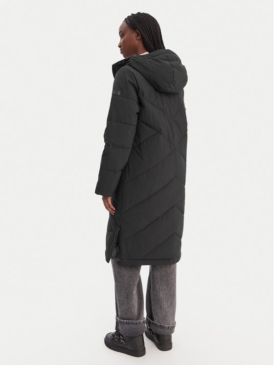 Roxy Roxy Télikabát Ellie ERJJK03653 Fekete Regular Fit