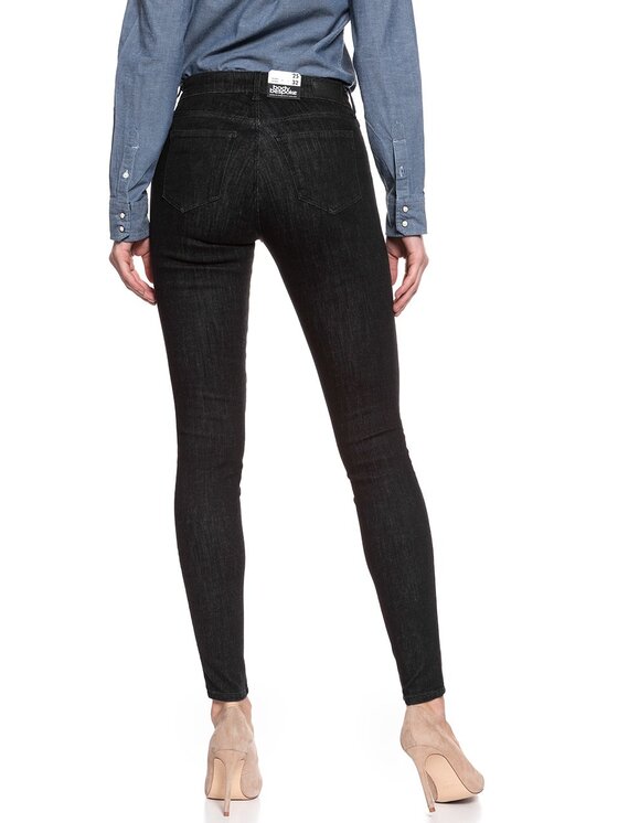 Wrangler Wrangler Jeansy SKINNY Czarny Skinny Fit