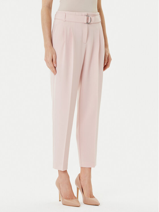 BOSS BOSS Pantaloni di tessuto Tapiah 50490037 Rosa Regular Fit