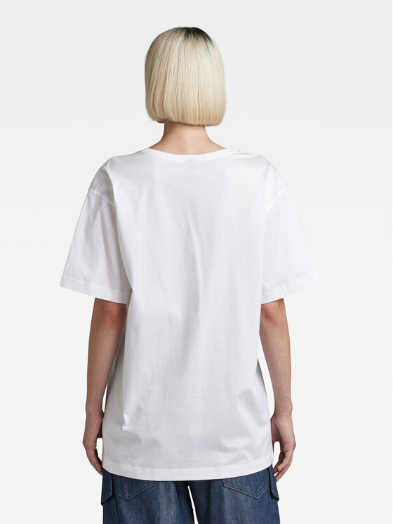 G-Star Raw G-Star Raw T-Shirt D22746-C539-110 Biały Relaxed Fit