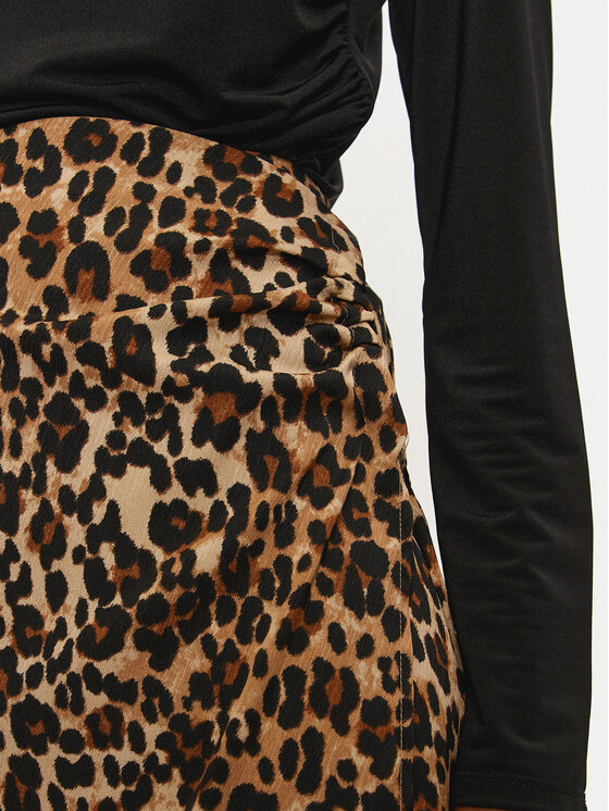 Vero Moda Vero Moda Midi krilo Verena 10323868 Rjava Regular Fit