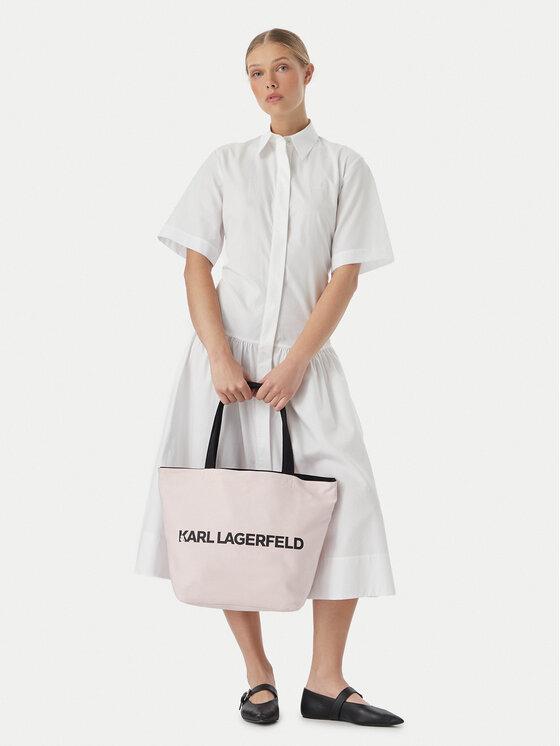KARL LAGERFELD Ročna torba B3W50017 Črna