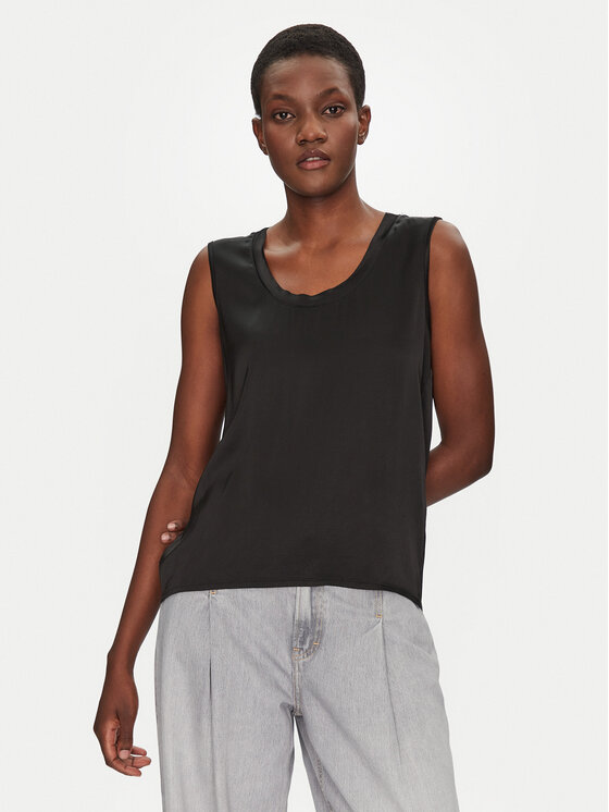 ViCOLO ViCOLO Bluză TD0006 Negru Relaxed Fit