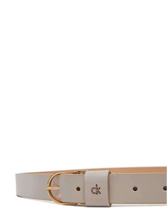 Calvin Klein Calvin Klein Ženski pas Ck Metal Loop Round Buckle 25Mm LV04F7039G Rjava
