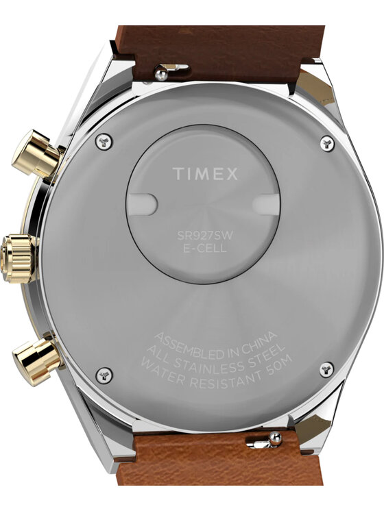 Timex Timex Zegarek TW2W64400 Brązowy