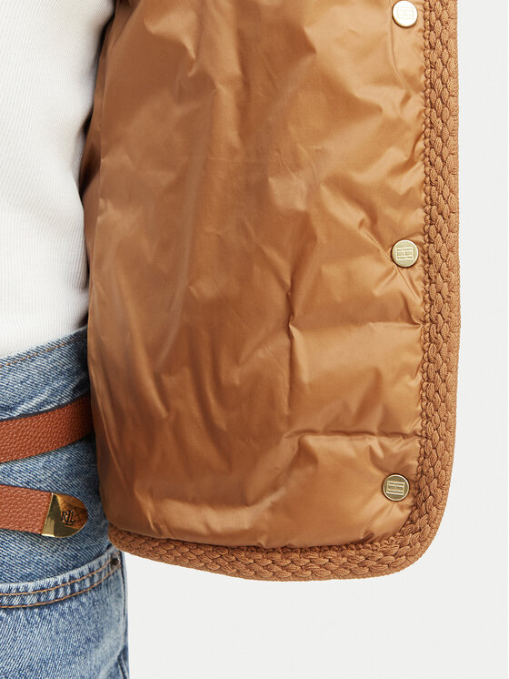 Tommy Hilfiger Tommy Hilfiger Μπουφάν μεταβατικό WW0WW49660 Ανοιχτό καφέ Slim Fit