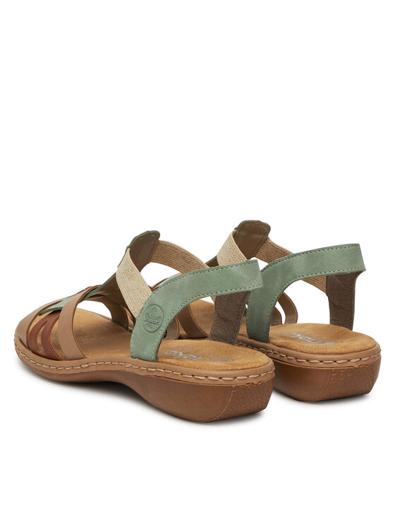 Rieker Rieker Sandali 65918-52 Zelena