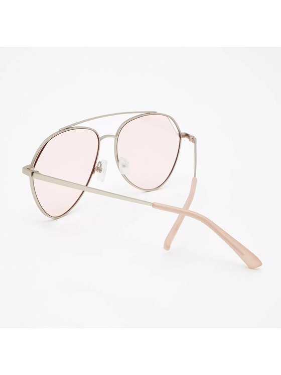 Hawkers Hawkers Okulary przeciwsłoneczne SILVER PINK BLUEJAY Różowy