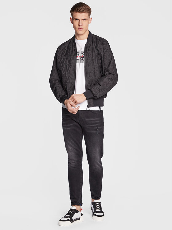 Ice Play Ice Play Яке бомбър 23E U1M0 J021 6408 9000 Черен Regular Fit