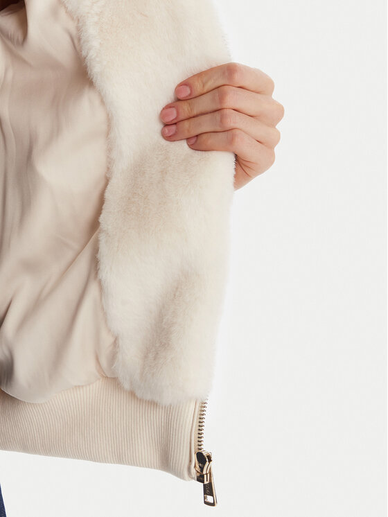 Guess Guess Шуба W5BL66 W3890 Écru Regular Fit
