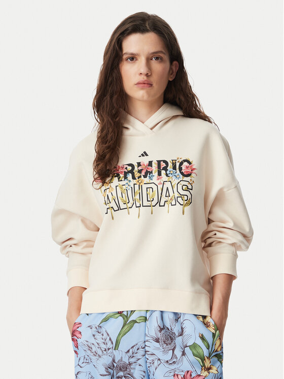 adidas Hanorac Farm Rio Hoodie KR0253 Crem Regular Fit