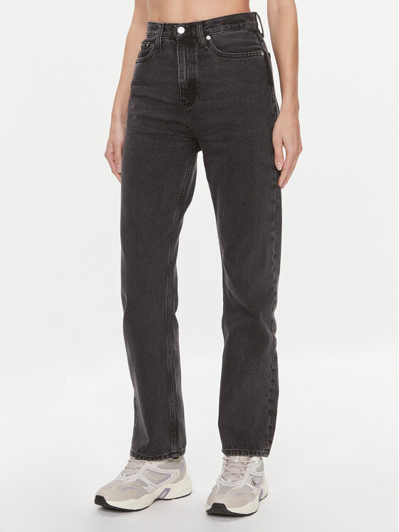 Calvin Klein Jeans Calvin Klein Jeans Jeansy J20J222137 Černá Straight Fit