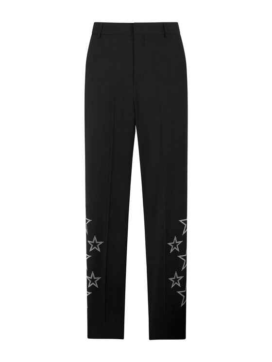 PHILIPP PLEIN PHILIPP PLEIN Spodnie materiałowe 29062 Czarny Regular Fit