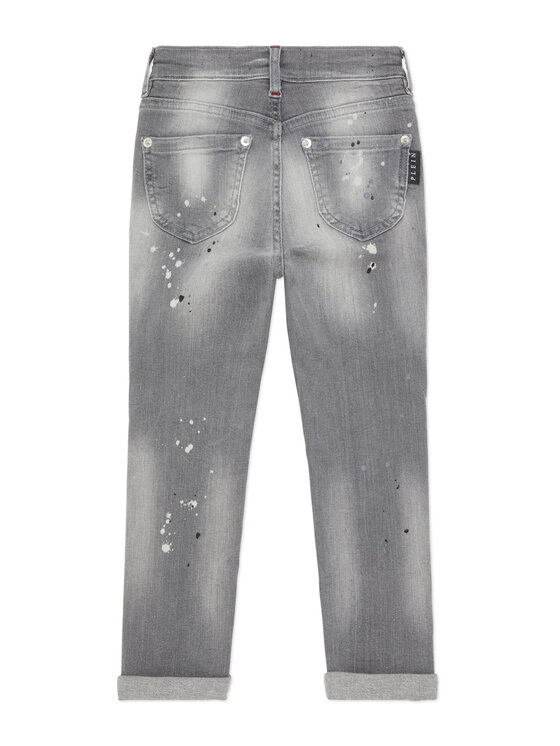 PHILIPP PLEIN PHILIPP PLEIN Jeansy 28127 Szary Skinny Fit