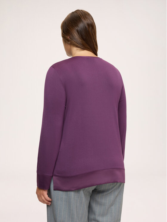 Fiorella Rubino Fiorella Rubino T-shirt G0CWL009267N029 Viola Boxy Fit