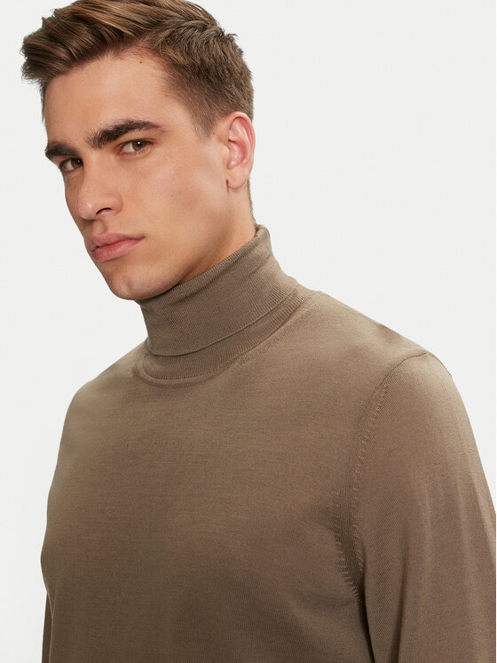 BOSS BOSS Golf Musso-P 50468262 Brązowy Slim Fit
