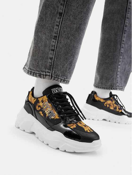 Versace Jeans Couture Sneakers 80VA3SC7 ZSD94 G89 Negru
