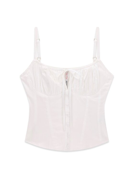 Guess Guess Top 182693 Biały Classic Fit