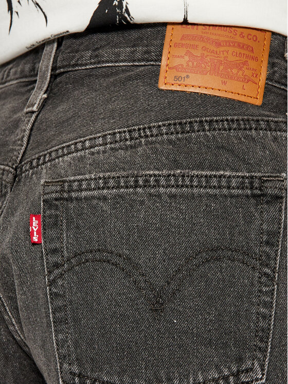 Levi's® Levi's® Pantaloni scurți de blugi 501 High Rise 56327-0070 Negru Regular Fit