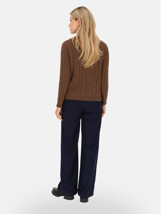 L’AF L’AF Sweter Lisa Brązowy Regular Fit