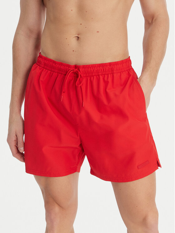 Calvin Klein Swimwear Calvin Klein Swimwear Plavecké šortky LV00N61027 Červená Regular Fit