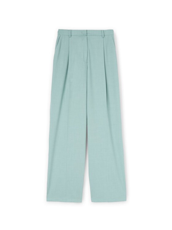 Motivi Motivi Pantaloni di tessuto P192Q003745N005 Turchese Over Fit