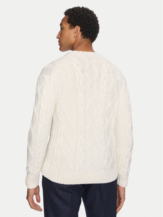 Paul&Shark Paul&Shark Pulover 14311084 Écru Regular Fit