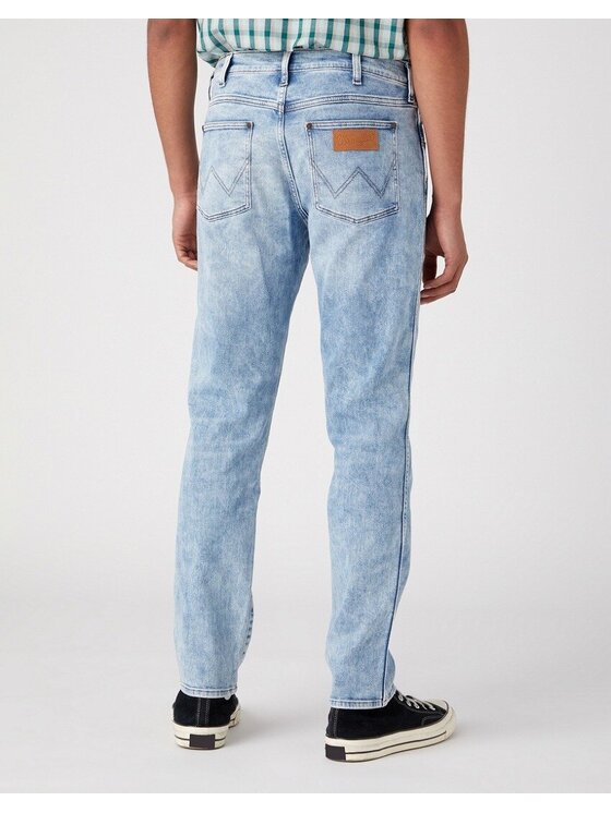 Wrangler Wrangler Jeansy LARSTON Niebieski Slim Fit