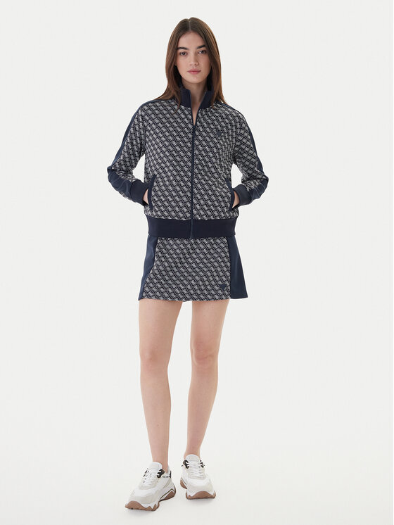 Guess Guess mini svārki V6RD04 K2042 Tumši zils Regular Fit