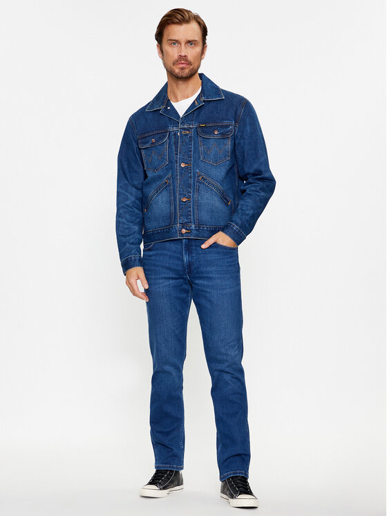 Wrangler Wrangler Farmer Greensboro 112341419 Kék Regular Fit