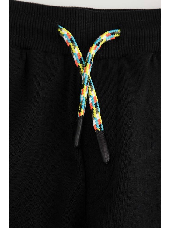 Coccodrillo Coccodrillo Teplákové nohavice ZC5120201SBK-021 Čierna Regular Fit