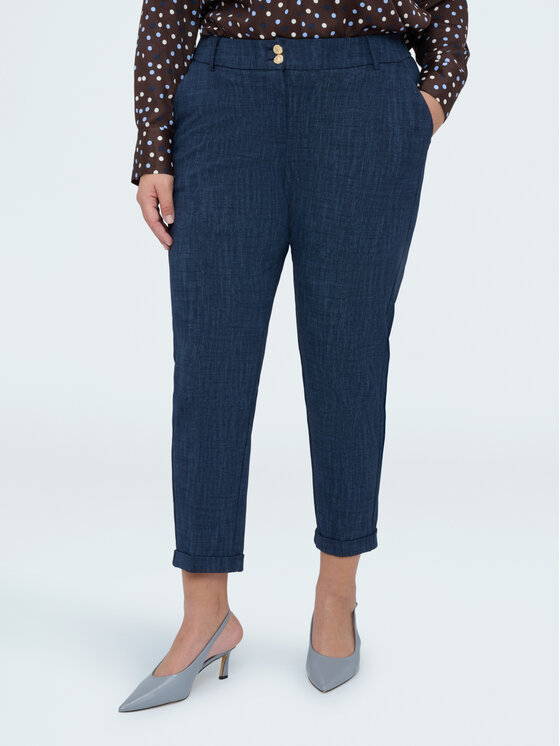 Fiorella Rubino Fiorella Rubino Pantaloni di tessuto P842L002403N034 Blu Regular Fit