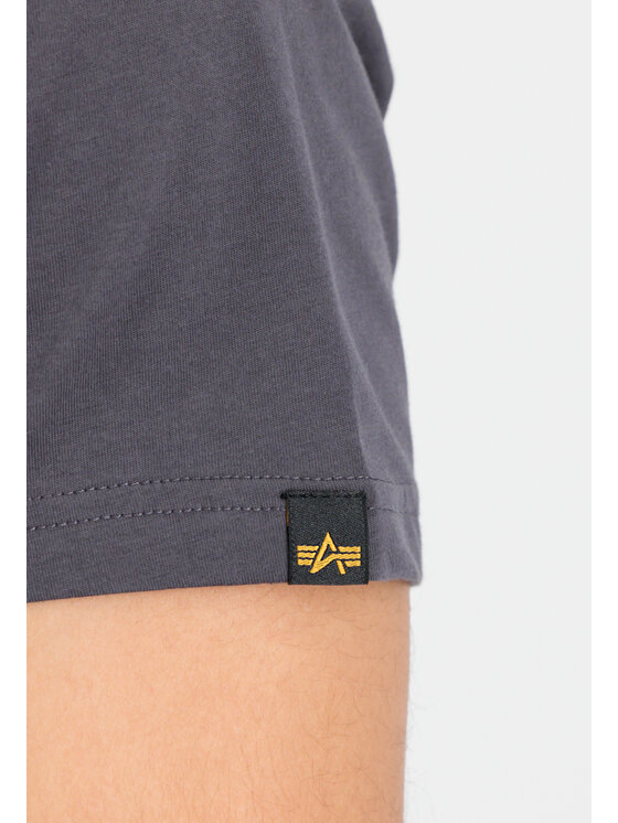 Alpha Industries Alpha Industries T-Shirt AI.118533-684-XL Szary Basic Fit