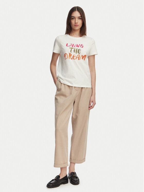 Vero Moda Vero Moda Футболка Jida 10340948 Білий Regular Fit