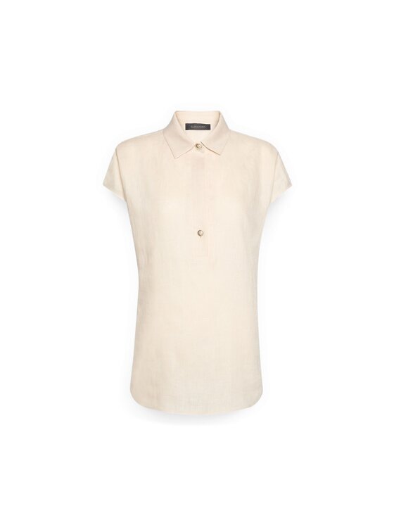 Elena Mirò Elena Mirò Bluzka 2026Z000076N002 Kremowy Regular Fit