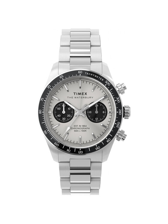 Timex Timex Zegarek TW2Y19200 Srebrny